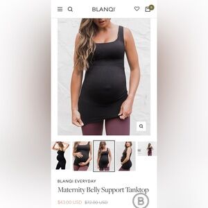 BLANQI EVERYDAY
Maternity Belly Support Tanktop Size Large